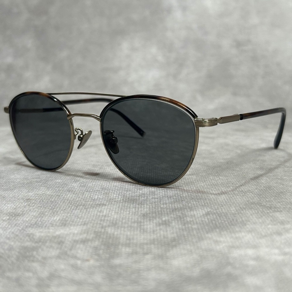 John Varvatos Sunglasses V518 53-20-145 Gold Tortoise Grey Polarized FRAMES ONLY